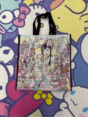 tokidoki Sakura Pastel Character Tote Bag in Multicolor